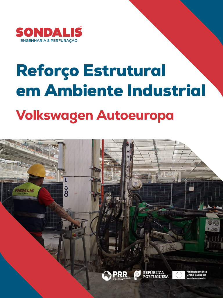 Reforço de fundações na Volkswagen Autoeuropa